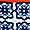 Floral Tank Pajama Set Large Blue Multi