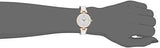 Diamondaccented Dial White And Rose Goldtone Bangle Watch