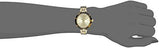 Goldtone Tortoise Shell Plastic Bracelet Watch
