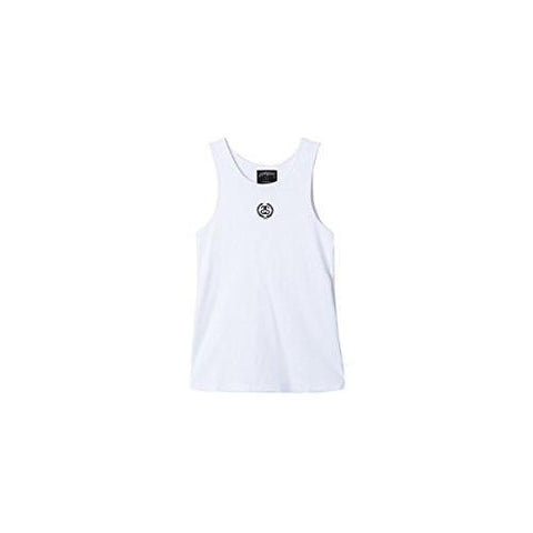 Stussy Ss Wreath Boy Beater Tank Shirt Medium White