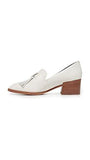 Edie Loafers, White, 8.5 Bm Us