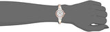 Swarovski Crystal Accented Rose Goldtone And Silvertone Bangle Watch And Bracelet Set