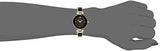 Diamondaccented Dial Black And Goldtone Bangle Watch