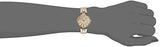 Rose Goldtone Watch With Leather Band