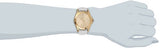 Invicta 15149 Angel 18K Yellow Gold Ionplated Stainless Steel Watch With White Leather Band