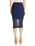 Mesh Panel Skirt Dark Navy Xsmallsmall
