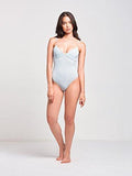 Baybae Bralette One Piece Ballad Blue S Swimwear One Piece White