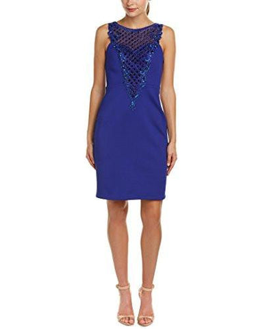 S Sheath Dress, 6, Blue