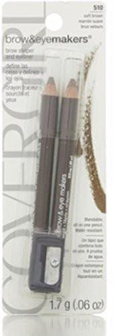 Brow And Eye Makers Pencil Soft Brown 510 2 Pk