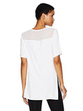 Contrast Tunic Top Optic White Xxsmall