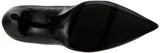 Nine West Flax Synthetic Dress Pump Black Leather 85 M Us