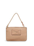 Kenneth Cole York Beige Leather Flat Pouch