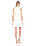 Statement Pearl Necklace Sheath Dress, Ivory, 6