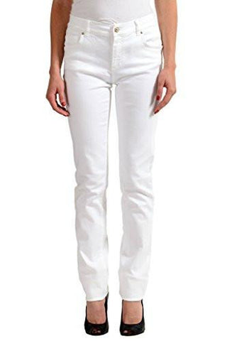 Jeans White Straight Leg Jeans Us 8 It 30;