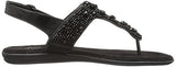 Glee Chlub Flat Sandal Black 8 M Us