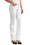 Jeans White Embellished Straight Leg Denim Jeans Us 4 It 40;