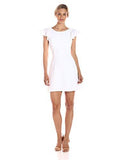 Bcbgeneration Ruffle Dress Optic White 6