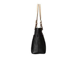 Bedford Top Zip Pocket Tote Black