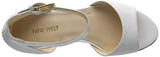 Nine West Farlee Leather Dress Sandal White 65 M Us