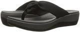 Arla Glison Flip Flop Black Heather Fabric 7 M Us