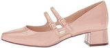 Nine West Weltone Patent Dress Pump Natural 75 M Us
