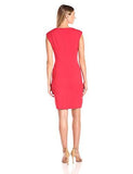Extended Cap Sleeve Sheath, Red, 8