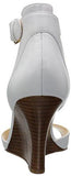Nine West Farlee Leather Dress Sandal White 65 M Us