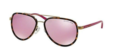 Michael Kors Aviator Sunglasses Tortoise Gold Fuschiapink One Size