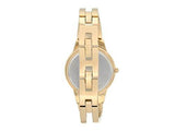 Diamondaccented Goldtone Open Bangle Watch
