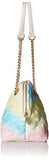 Betsey Johnson Split Decision Dome Satchel, Rainbow
