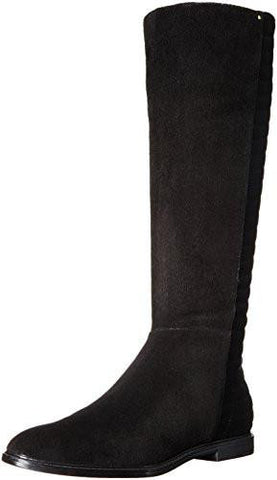Donnily Riding Boot Black Suede 85 M Us