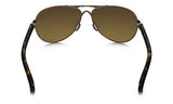 Womens Feedback Sunglasses Oo4079 Rose Gold/Brown Metal Polarized 59Mm