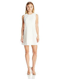 Eliza J Petite Cap Sleeve Fit And Flare With Trim Detail, Ivory, 8P