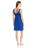 Chemise With Lace Neckline Cobalt Medium