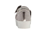 Kenneth Cole York Aaron Platform Twisted Bow Suede Fashion Sneaker Light Grey 7 M Us