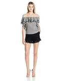 Molly Top, Black/White, 8