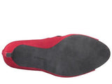 Cherries Holiday Red Lux Kid Suede Shoe