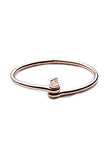 Thin Reeve Cuff Bracelet Rose Gold Rose Gold S