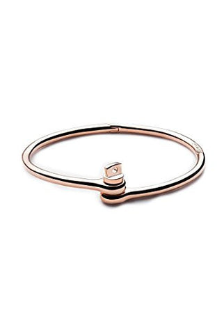 Thin Reeve Cuff Bracelet Rose Gold Rose Gold S