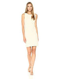 Taylor Dresses Novelty Textured Jacquard Shift Dress, Vanilla, 10