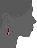 Harlem Double Pink Drop Earrings