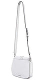 Isobel Front Pocket Saddle Bag, Optic White, One Size