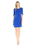 Tie Sleeve Shift Dress, Royal, 16