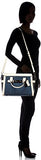 Denim Color Block Soft Swagger Dkdenimwhite Satchel