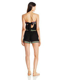 Dashiki Romper Cover Up Black Medium