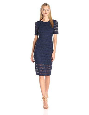 Lace Dress Deep Blue 4