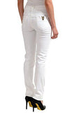 Jeans White Straight Leg Jeans Us 8 It 30;