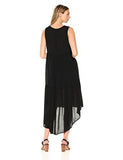 LaceUp HiLo Dress, Black, Xl