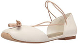 Nine West Zaina Leather Ballet Flat White 9 M Us