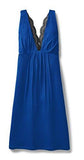 Chemise With Lace Neckline Cobalt Medium